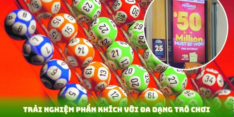 Trải nghiệm phấn khích với đa dạng trò chơi